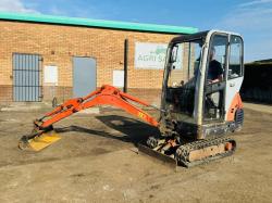 KUBOTA MINI EXCAVATOR*C/W OFFSET BOOM*VIDEO*