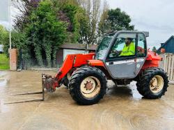 MANITOU MLT628T 4WD TELEHANDLER *AG-SPEC* C/W PICK UP HITCH *VIDEO*