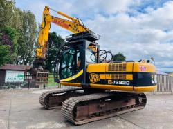 JCB JS220 TRACKED EXCAVATOR *4737 HOURS* C/W QUICK HITCH & ROTATING SELECTOR GRAB *VIDEO*