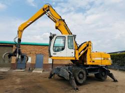 LIEBHERR 316 HRC SCRAP HANDLER*C/W ROTATING SCRAP GRAB*VIDEO*