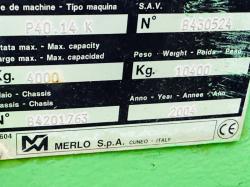 MERLO P40.14K TELEHANDLER*SWAY CAB*2943 HOURS*VIDEO*