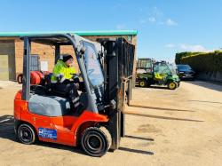 BT GT18 GAS CONTAINER SPEC FORKLIFT*C/W PALLET TINES*VIDEO*