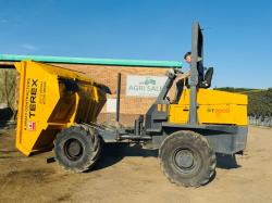 TEREX PT9000 9 TONNE STRAIGHT TIP DUMPER*C/W ROLL BAR*VIDEO*