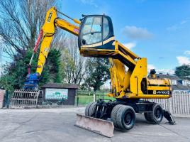 JCB JS160W HIGH RISE CABIN SCRAP HANDLER C/W ROTATING SELECTOR GRAB *VIDEO*