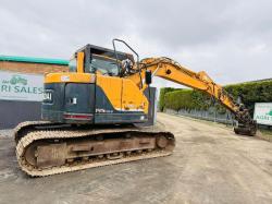 HYUNDAI ROBEX 145LCR-9 EXCAVATOR*C/W SELECTOR GRAB*YEAR 2012*VIDEO*