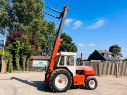 FINLAY F60 ROUGH TERRIAN FORKLIFT C/W TWO STAGE MAST *VIDEO*