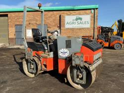 HAMM HD12 DOUBLE DRUM ROLLER *2264 HOURS*C/W ROLL BAR*VIDEO*