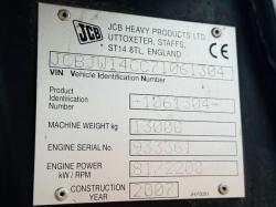 JCB JS145 WHEELED EXCAVATOR*C/W BUCKET*VIDEO*