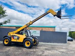 CATERPILLAR TH337 4WD TELEHANDLER*C/W PALLET TINES*YEAR 2012*VIDEO*