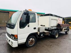 ISUZU ARTICULATED ROCK MASTER CONCRETE PUMP*C/W PERKINS ENGINE*VIDEO*