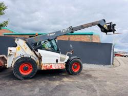 BOBCAT T3071 TELEHANDLER*C/W PALLET TINES AND BUCKET*VIDEO*