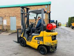 CATERPILLAR GP20NT FORKLIFT*YEAR 2015*C/W PALLET TINES*VIDEO*