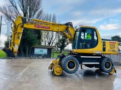 KOMATSU PW150ES-6K 4WD *ENGINEERING CONFORMANCE CERTIFICATE*VIDEO*