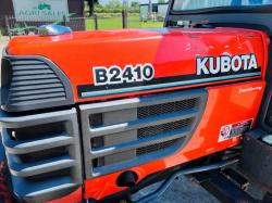 KUBOTA B2410 4WD COMPACT TRACTOR C/W FLEMMING TOPPER & FRONT WEIGHTS *VIDEO*
