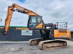 CASE CX290D HIGH RISE CABIN TRACKED EXCAVATOR *YEAR 2017* C/W QUICK HITCH *VIDEO*
