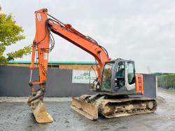 HITACHI ZX135US-3 TRACKED EXCAVATOR*ENGINE TAPPING*C/W BUCKET*VIDEO*