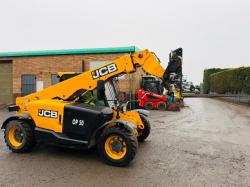 JCB 525-60 HI VIZ TURBO TELEHANDLER*YEAR 2019*C/W BUCKET & TINES*VIDEO*