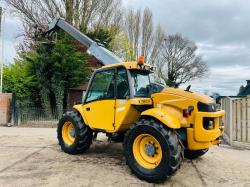 NEW HOLLAND LM430A 4WD TELEHANDLER *6189 HOURS* C/W PALLET TINES *VIDEO*