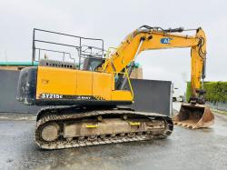 SANY SY215C TRACKED EXCAVATOR*C/W SAFETY GUARDS*YEAR 2017*VIDEO*