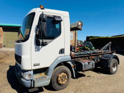 DAF LF45.170 HOOK LOADER LORRY*C/W MULTILIFT XR HOOKLOADER*VIDEO*