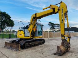 NEW HOLLAND KOBELCO E135SR TRACKED EXCAVATOR * YEAR 2007 * C/W QUICK HITCH & BLADE 