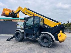 HAULOTTE 17M JACK LEG TELEHANDLER* 2129 HOURS*C/W BUCKET AND TINES*VIDEO*