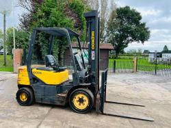 DAEWOO D25S-3 DIESEL FORK LIFT C/W SIDE SHIFT *VIDEO*