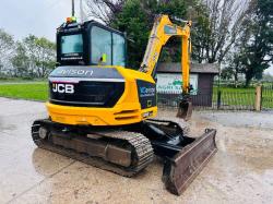 JCB 86C-2 EXCAVATOR *ZERO SWING, YEAR 2021, 2294 HOURS* C/W QUICK HITCH *VIDEO*