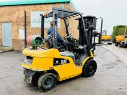 CATERPILLAR GP25NT FORKLIFT*C/W PALLET TINES*YEAR 2013*VIDEO*