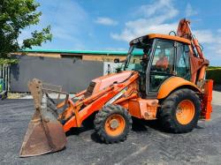 FIAT HITACHI FB100 FRONT LOADER AND DIGGER*C/W 4 IN 1 BUCKET AND PALLET TINES*VIDEO*