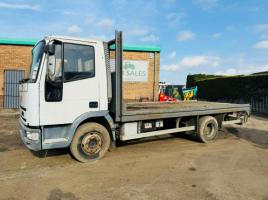 IVECO EUROCARGO 100E15 FLATBED TRUCK*VIDEO*