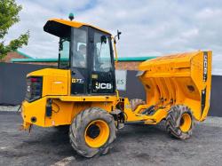 JCB 7FT 7 TONNE STRAIGHT TIP DUMPER* READING 1285 HOURS*YEAR 2018*VIDEO*
