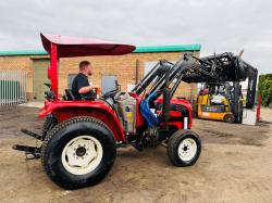 FOTON ESTATE 5500+4 4WD TRACTOR*C/W FRONT LOADER & TINES*176 HOURS*VIDEO*
