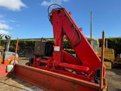 HERBST 19 TONNE LOW LOADER TRAILER*C/W ATLAS AK100.1 CRANE*VIDEO*