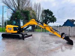 JCB 86C-1 EXCAVATOR *ZERO SWING, YEAR 2015* C/W QUICK HITCH *VIDEO*