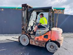 DOOSAN D25S-5 3 STAGE MAST FORKLIFT*YEAR 2012*VIDEO*
