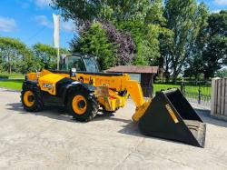 JCB 540-140 HI VIZ 4WD TELEHANDLER *YEAR 2017* C/W BUCKET & TINES*VIDEO*