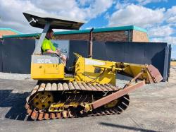 KOMATSU D20PL STRAIGHT BLADE AND TILT*3331 HOURS*VIDEO*