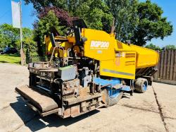 BARBER GREEN BG200 TARMAC PAVER C/W DUAL CONTROL DRIVE *VIDEO*
