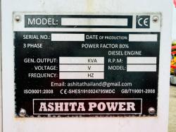 ASHITA POWER 275 KVA GENERATOR*YEAR 2023*3704 HOURS*VIDEO*