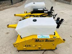 MULTISWEEP 425 HYDRAULIC SWEEPER *YEAR 2012* C/W TINE POSITIONING *VIDEO*