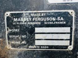 MASSEY FERGUSON 698*C/W FRONT LOADER AND MUCKFORK*VIDEO*