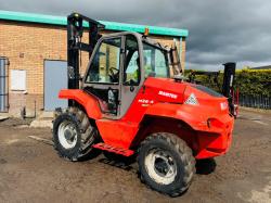 MANITOU M26-4 ROUGH TERRAIN FORKLIFT*YEAR 2018*C/W PALLET TINES*VIDEO*