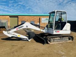 TEREX TC65 TRACKED EXCAVATOR*C/W ISUZU ENGINE*VIDEO*