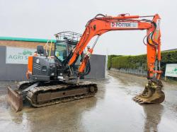 HITACHI ZX85USB-5A TRACKED EXCAVATOR*YEAR 2017*VIDEO*