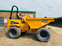 THWAITES 7 TONNE STRAIGHT TIP DUMPER*C/W PERKINS ENGINE*VIDEO*