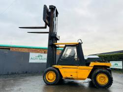 DCH DOH 12 TONNE 2 STAGE MAST LIFT *C/W 8FT TINES*VIDEO*