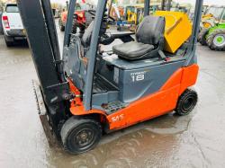 TOYOTA TRAIGO 48 18 ELECTRIC FORKLIFT*WONT CHARGE*VIDEO*