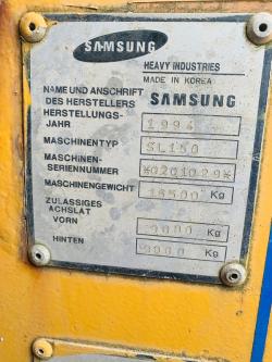 SAMSUNG SL150 WHEELED LOADING SHOVEL*C/W BUCKET*VIDEO*