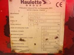 HAULOTTE H15SX SCISSOR LIFT*C/W 4 SUPPORT LEGS*VIDEO*